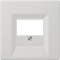 Лицевая панель Jung LS990 для 2-м. розетки USB/аудио серый картинка